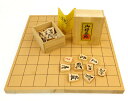 将棋セット 木製7号折将棋盤と木製樺材優良押し駒【1点限定訳あり特価品・WS165】