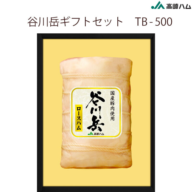 【群馬 JA高崎ハム】 冷蔵 産地直送 谷川岳ギフトセット TB-500 国内製造 お取り寄せグルメ お中元 お歳暮 御年賀 内祝 御礼 ギフト 国産豚肉使用 谷川岳ロースハム 通年 肉 送料無料