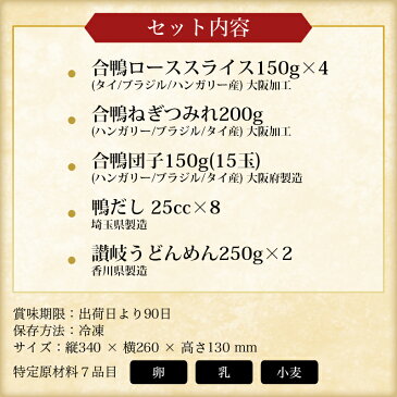 ボンカナール 合鴨鍋セット OF80 7人前 かも鍋 送料無料 鍋パーティー おもてなし ギフト