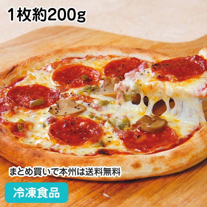 【業務用 おかず】ナポリ風ミックスピザ#800 1枚約200g 108481(冷凍食品 業務用 おかず 総菜 お弁当 トマトソース ソーセージ ベーコン マッシュルーム 居酒屋 パーティ 洋食 レンジ)