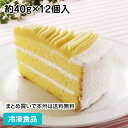 モンブラン 約40g×12個入 112207(冷凍食品 業務用 冷凍 洋菓子 ケーキ スイーツ デザ ...