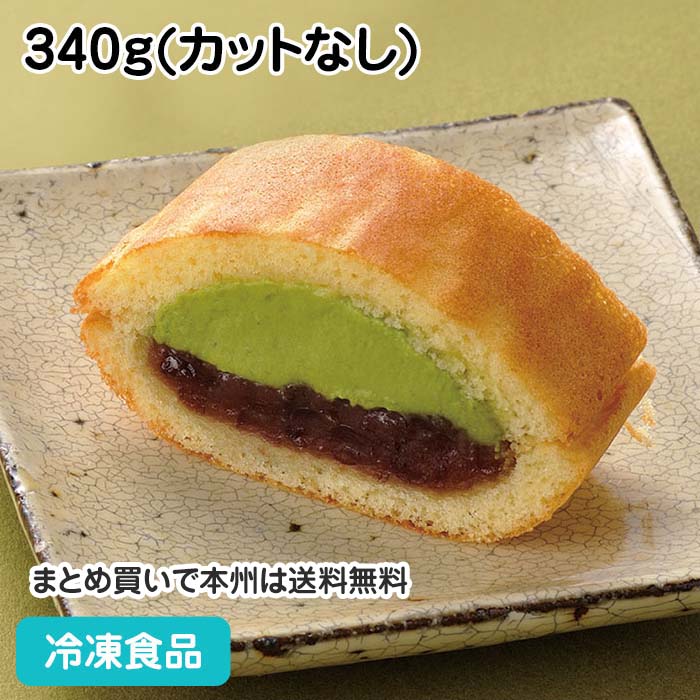 フリーカット和菓子 生どらやき (抹茶) 340g (カットなし) 12219(冷凍食品 業務用 ど ...