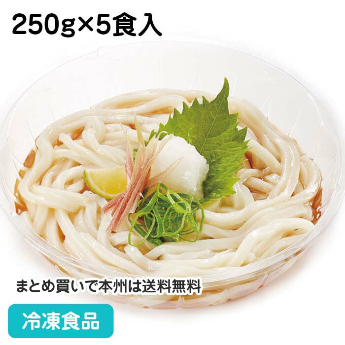 楽天業務用食材 食彩ネットショップ国産小麦冷凍うどん 250g×5個入 13296（冷凍食品 業務用 麺 うどん 饂飩 ウドン）