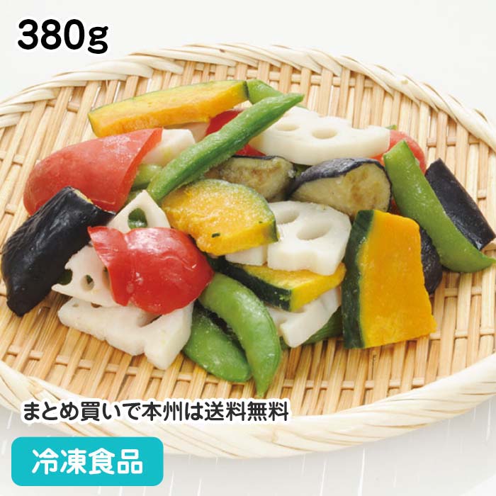 冷凍野菜 5色の彩りごろっと野菜ミックス 380g 1953