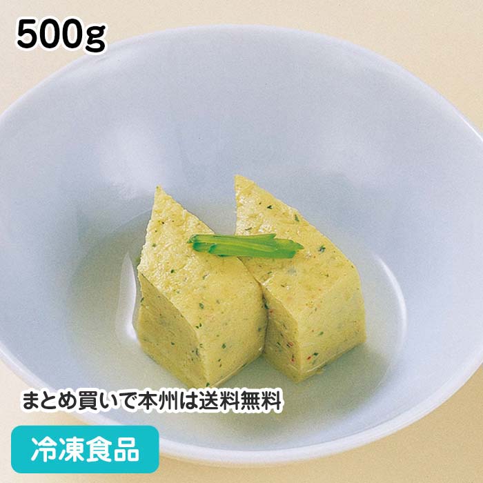HGかに入り卵蒸し 500g 21512(冷凍食品 業務用 おかず お弁当 蟹 しっとり 離水軽減 UDF 舌でつぶせるニバーサルデザインフード 日東ベスト)