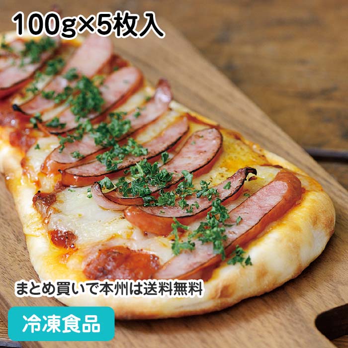 【学校給食用食材】無塩ナン（全粒粉入り） / 100g×10枚　冷凍　個包装