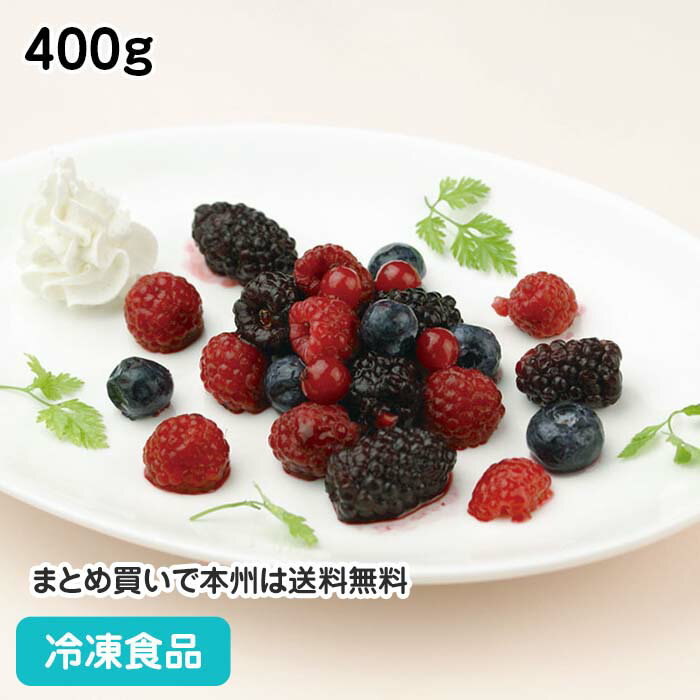 冷凍ミックスベリー 400g 23875(冷凍食品 業務用 トッピング フルーツ 果物 おやつ)