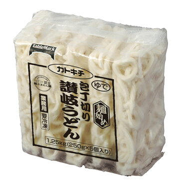 テーブルマーク)麺始め包丁切り讃岐うどん250g×5個(冷凍食品 冷凍うどん さぬき 饂飩　ウドン)