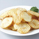 ウェーブカットポテト 1kg(7mm) 19631(冷凍食品 おかず 総菜 お弁当 フライドポテト ポテトチップ 揚物 付け合せ ホッカイコガネ)