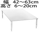 天板30x42-63cm 脚の高さ6-20cm サイズを選べる高耐久厚板ステンレス食洗機ラック4【返品キャンセル変更不可・受注生産30日以内】パナソニック用食洗機台 TAKAYAMA製 指定サイズでオーダーメイド