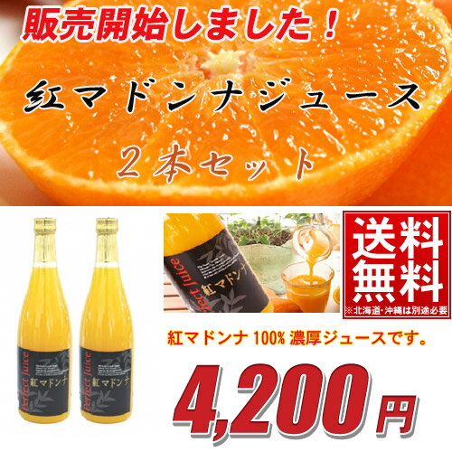 【厳選】紅マドンナジュース2本セット