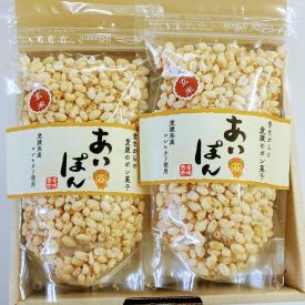 一等米コシヒカリ玄米のぽん菓子40g（計4袋入り）
