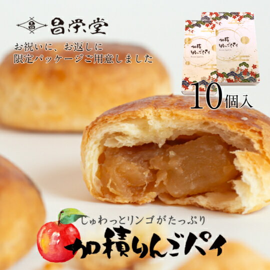＼限定パッケージ☆加積りんごパイ10個入れ／ ANA国際線ビジネスクラス　機内食採用 ごろっとりんごがたっぷりアップルパイ スイーツ お..