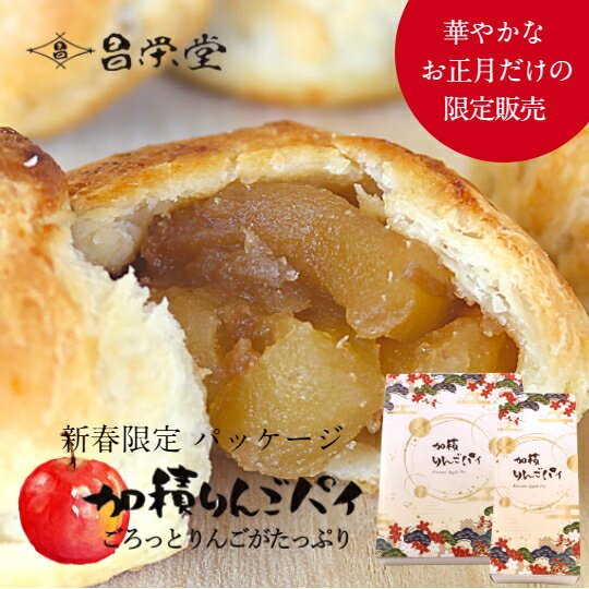 ＼お正月限定パッケージ☆加積りんごパイ10個入れ／ ANA国際線ビジネスクラス　機内食採用 ごろっとりん..