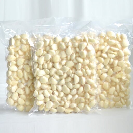 冷蔵 中国産 ムキにんにく 大粒サイズ 1kg×3パック 真空パック 冷蔵 中国産 ムキにんにく 大粒サイズ 1kg×3パック 真空パック