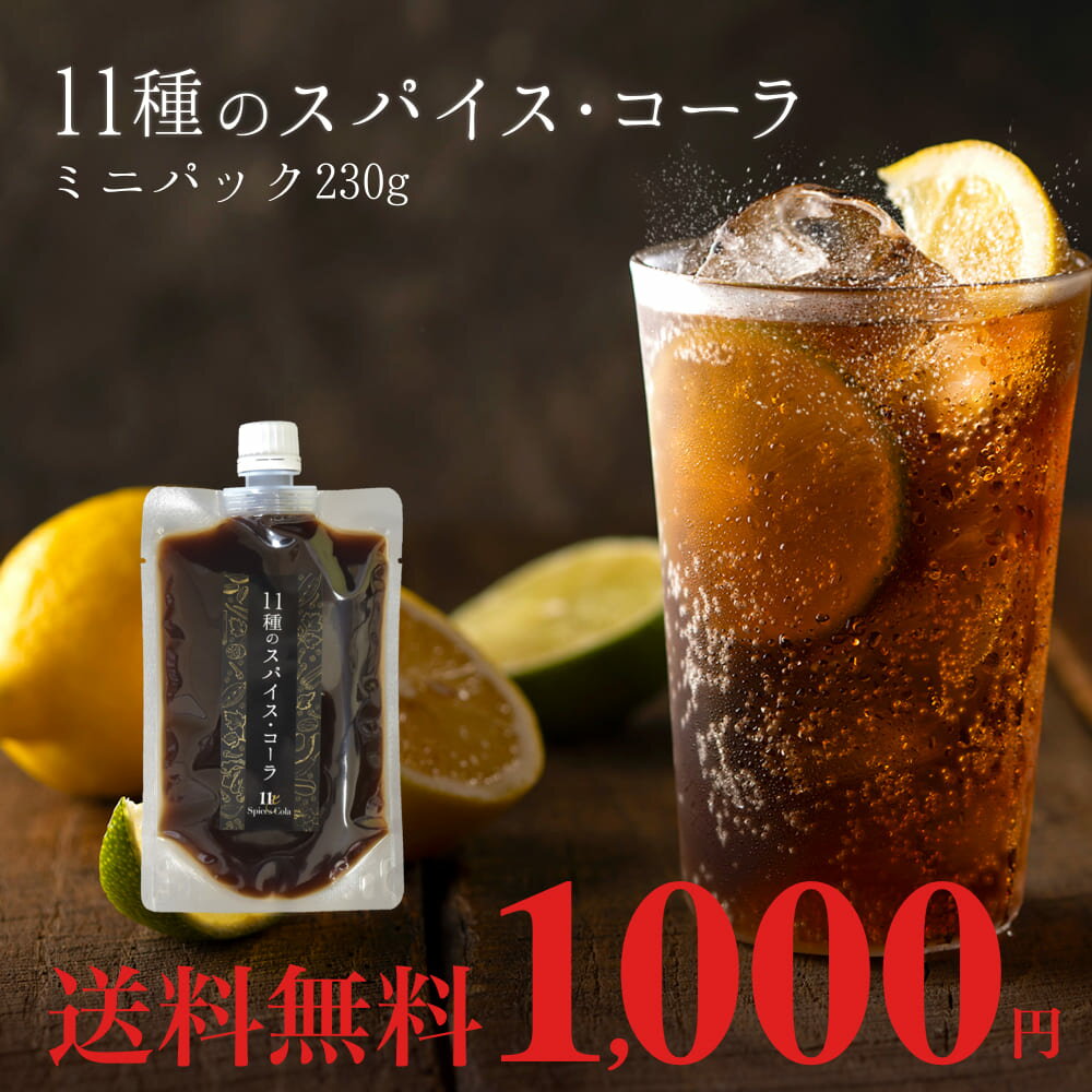 11種のスパイス・コーラ ミニパック 230g ゆうパケット送料無料