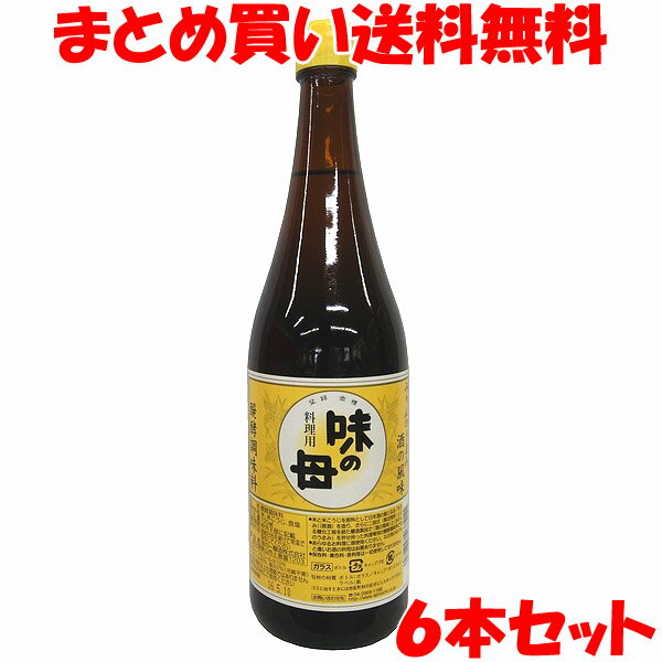 発酵調味料 味の母 ビン 720ml×6本セットまとめ買い送料無料