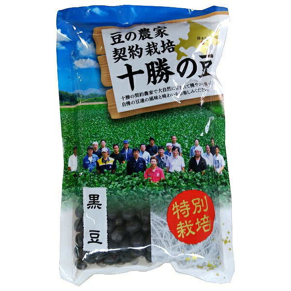 フジタ 契約栽培 十勝の豆 黒豆 豆の農家 特別栽培 国産 