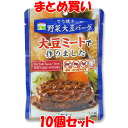 三育フーズ てり焼き 野菜大豆バーグ ハンバーグ 温めるだけ 大豆ミート ミンチ ベジタリアン ソイミート ノンコレステロール レトルト 100g×10個セット まとめ買い