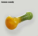 PYREXガラスパイプ/インサイドアウト Lemon candy C088 タバコパイプ