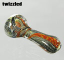 タバコハーブ用ガラスパイプ twizzled GP0015