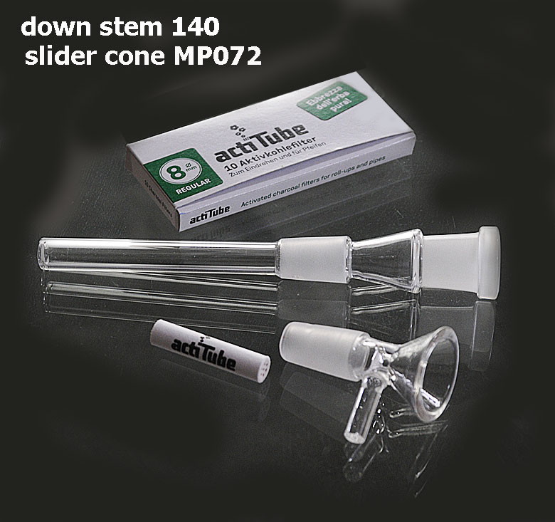 接続径14-17mm用　ダウンステム145mm+パイレックス ヘビーウエイト スライダー・コーンMP072セット