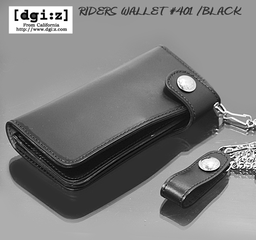 [送料無料]original RIDERS WALLET #401 /BLACK