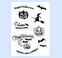 ★送料無料メール便★ステンシル/ハロウィン A4サイズ