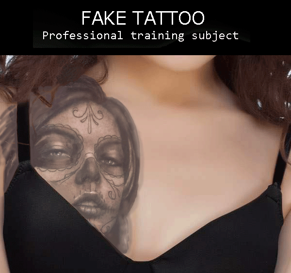 ■FAKE-TATTOO[フェイク　タトゥー]合宿3日間コースでは FAKE-TATTOO[フェイク　タトゥー　スクール] ベーシックコースを学ばれる初心者の方はもちろん、 スキルアップコースや貴方のリクエストに応じたメニューの方も参加できます。 原則少人数制ですから生徒さんのスキルに合わせて無理の無い、またストレスを感じない講習になります。 ■合宿コースですから2泊3日の講習（1日8時間程度）になります。 時間延長も可能です。 宿泊施設は・・・教室併用ですホテルのような快適な空間ではありませんがバスルームなどの設備は整っています。 シングルルームですから2名以上で参加する場合はご相談ください。 宿泊施設ではありませんので宿泊無料です、また3日間分のチケットとして合宿以外の使い方でも構いません。 ■講習は全工程3日間のコースです。 ■講習用の教材は当店で準備いたします。 ■講習は開催日を確定しておりません。お客様のご都合の良い日程をお知らせください。 ■人数制限がありますのでご希望日を変更していただく場合があります。 ■会場は神奈川県伊勢原市 ■時間、原則1日8時間程度（延長希望には応じます） ■お車でお越しの方は駐車場有 ■3日間のスケジュール 1日目 レクチャー（フェイクタトゥー概論、道具の説明など）1時間〜2時間 フリーハンド実技：アンクレット、花のワンポイント、トライバルなどをフリーハンドで 転写講習：小さなものから、徐々にサイズをアップして大きなものまで転写できるように ドローイング実習：線描、筋彫り、など ボカシ、ツブシなど着色の実習 2日目 レクチャー：ポジショニング（描く位置など） 模写実技：A5サイズを模写して完成させましょう フィニッシュワーク実技：仕上げ コンビネーション：いくつかのフラッシュを用いて一つの絵を完成させます、絵の構成力を身につけましょう。 3日目 分割転写：A4サイズ以上の転写技術 希望するカテゴリーの実習：オールドスクール、ブラック＆グレー、リアルスティック、和彫り、サクヤン、トライバルなど希望するカテゴリー シェーディング実技：陰影やボカシを用いて立体感を表現します 質感描写：金属の質感、布の質感などの表現 精密描写：細いペンを用いて細かな柄に挑戦 以上が3日間のカリキュラムです、個人差がありますので予めご了解ください。ボディーアートスクール に関する主なお問い合わせとその回答をアップしました。