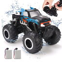 送料無料！ラジコン オフロード カー ラジコンカー 水陸両用 4wd 大型 子供向け 大人 車 おもちゃ こども バッテリー2個 男の子 女の子オフロードカー ラジコン カー 子供向け 人気 車 おもちゃ 速い こども 外遊び 6~12歳 充電式 誕生日 ギフト 1