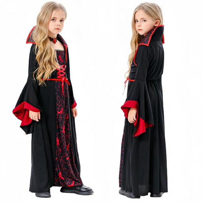 ハロウィン 衣装 子供 吸血鬼 悪魔 コスプレ ハロウィン仮装 キッズ 女の子 ヴァンパイア 骸骨 ホラー コスチューム 子供用 仮装 ハロウィーン キッズ衣装 コスプレ 悪魔 コスチューム ハロウィン衣装 子供 コスプレHalloween衣装 仮装