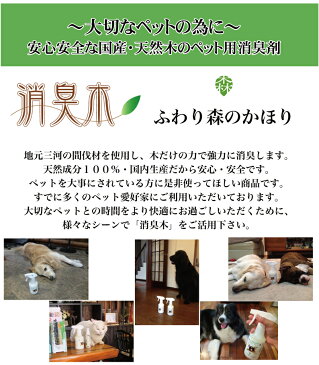 期間限定ポイント最大10倍 屋外飼いの犬用消臭セット4点 ペット 消臭剤 ひのき 強力 スプレー 消臭 除菌 木 置き型 庭のおしっこ トイレ 安全 安心 天然 無添加 桧 ヒノキ 部屋 車 大型犬 小型犬 自然な香り 業務用 芳香剤