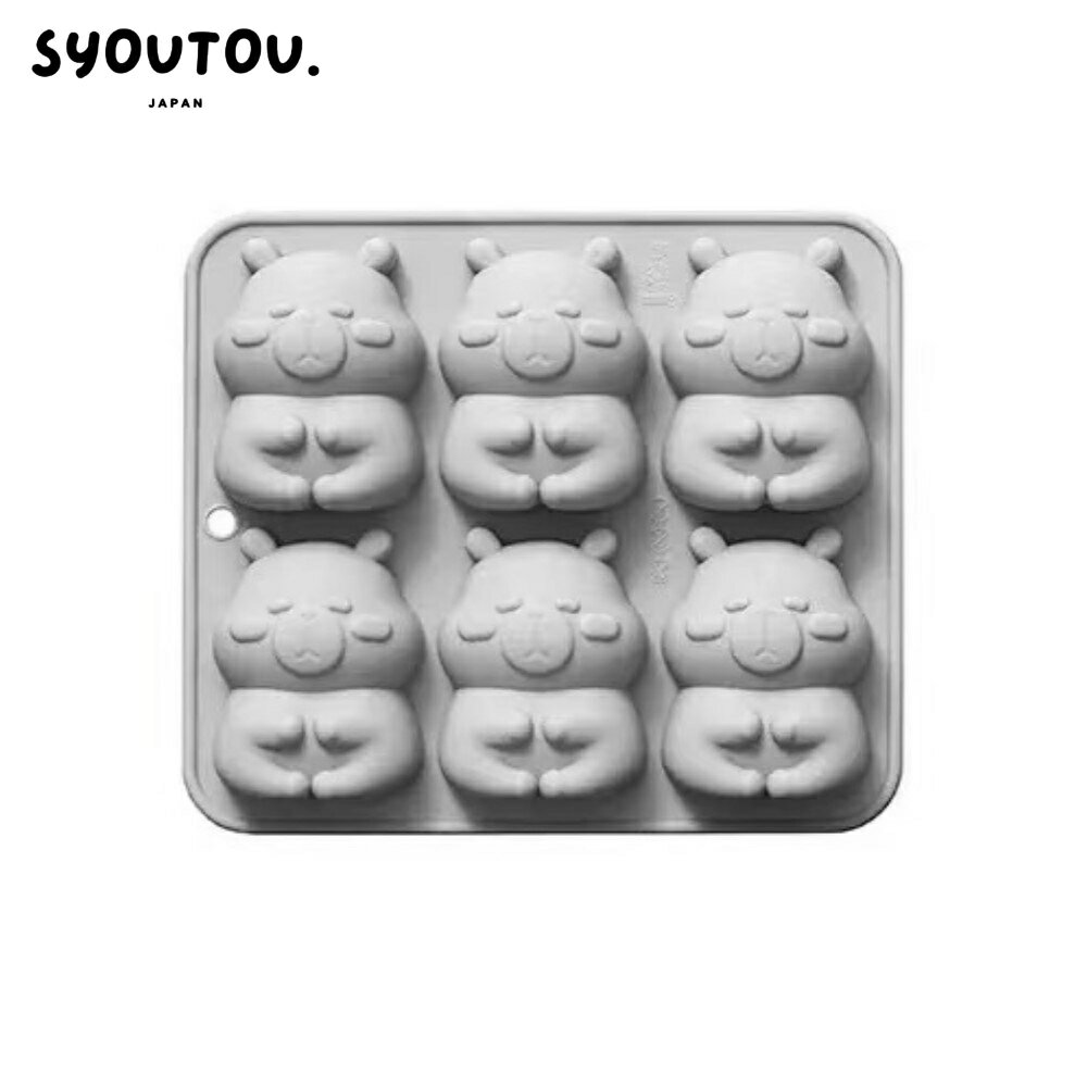 Rakuten - SYOUTOU カピバラ シリコンモールド型 可愛い 水豚 動物 ぶた ネズミカピバラ型 カピバラちゃん カピバラモールド お菓子型 動物型モールド アニマル型 チョコ型 製氷器 製氷皿 プリン型 ゼリー型 マフィンケーキ型 石けん型 レジン ハンドメイド キャンドル型 キッチン雑貨