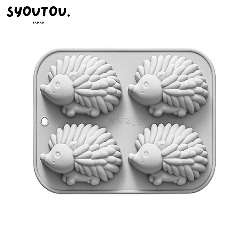 Rakuten - SYOUTOU ハリネズミ シリコンモールド型 可愛い りねずみ 針鼠 彙 蝟 猬 ネズミ 動物ハリネズミ型 モールド 手作り お菓子 動物型モールド アニマル型 チョコ型 製氷器 製氷皿 プリン型 ゼリー型 マフィンケーキ型 石けん型 レジン ハンドメイド キャンドル型 キッチン雑貨