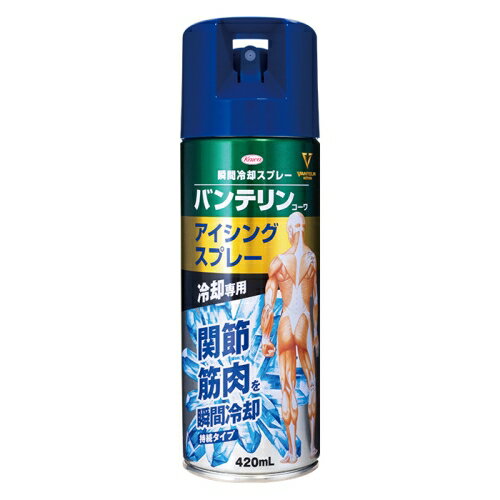 興和 バンテリンコーワ アイシングスプレー 420mL 冷却専用 (瞬間冷却スプレー)