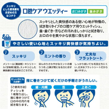 【詰め替え用100枚】【口腔ケアウェットティッシュ】オーラルプラス口腔ケアウエッティ 詰め替え用100枚/介護口腔ケアウエットティシュ/入院・高齢者マウスケア/マウスウエットティシュ/歯磨きティシュ/歯みがきウエットティシュ/お口ケア