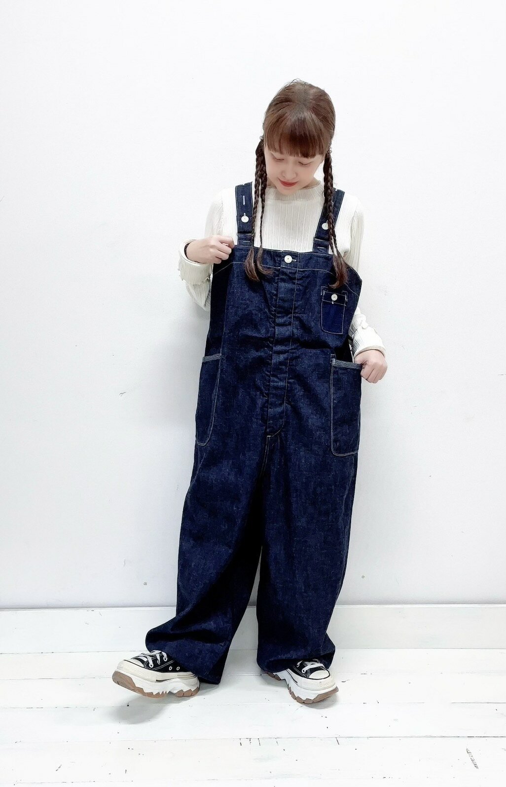 【快晴堂】フィッシャーマンズサロペット / 53P-19