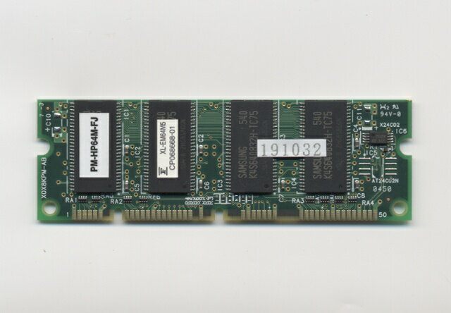 XL-EM64M5 Fujitsu 64MB プリンター増設メモリ【中古】