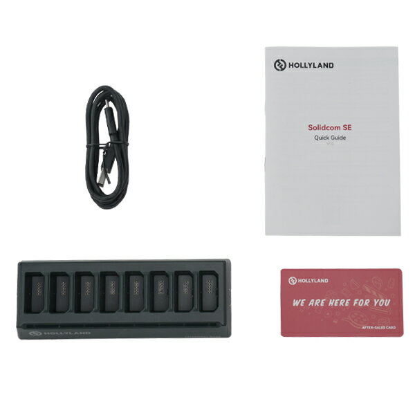 Hollyland(ホーリーランド) HL-CBS02 Solidcom(ソリッドコム) SE用8スロットチャー...