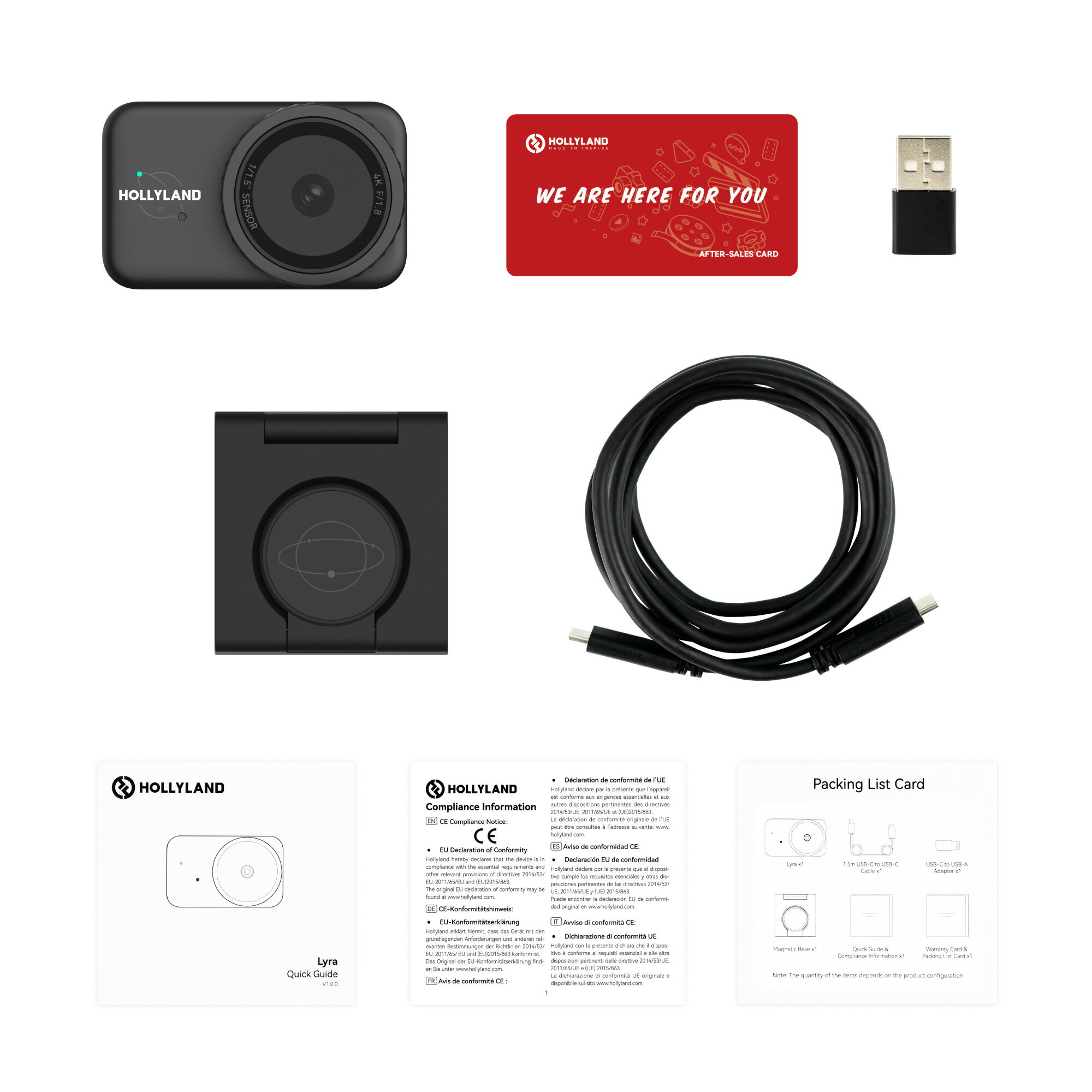 Hollyland(ホーリーランド) 4K対応高画質Webカメラ Lyra(ライラ)