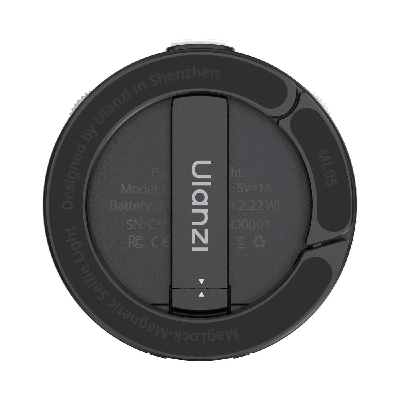 映像機材専門店システムファイブのUlanzi L183 ML05 MagLock 補光ライト(ブラック)｜アングル2