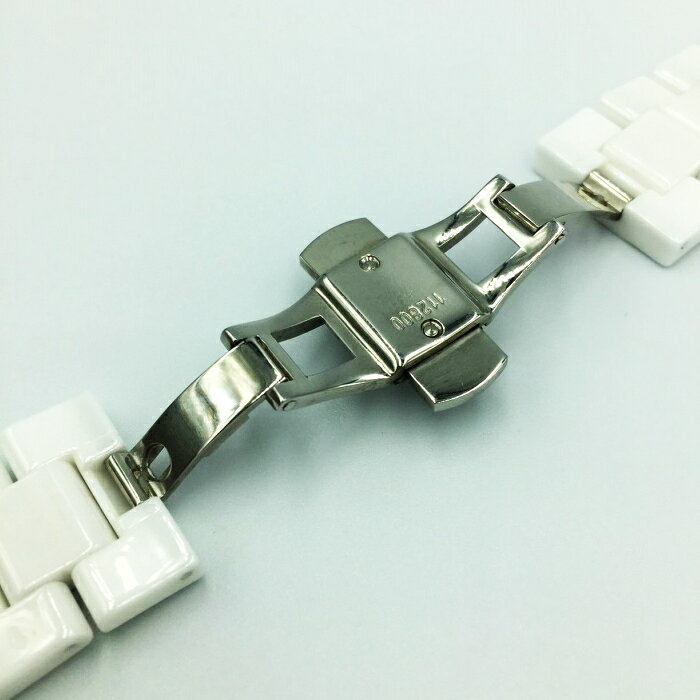 時計修理技能士監修部品stepbystepの【時計修理技能士 プロデュース】腕時計 時計 時計ベルト 時計バンド エンポリオアルマーニ 時計ベルト EMPORIO ARMANI ARMANI AR1403 AR1453 AR-1453 ホワイト セラミックバンド 時計バンド ベルト交換 破損交換用 時計修理 メンズ腕時計用 純正互換品｜アングル3