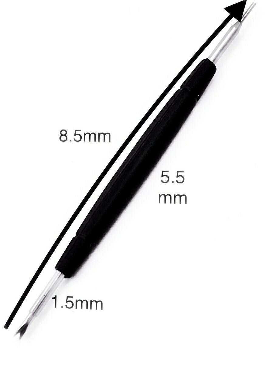 【バネ棒外SET】【時計修理技能士 プロデュース】時計 腕時計バンド ベルト バネ棒 バネ棒外し 太さ1.8mm バンド交換 バンド修理 8mm 9mm 10m...