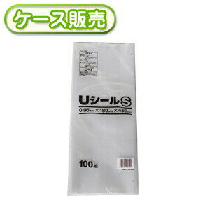 5冊入り U-3 Uシールポリ袋　S　100枚 (ビニール袋　ごみ袋　アクアリウム　移動　厚手　　金魚すくい　袋　縁日用品)【送料無料(一部地域を除く)】[syspo]