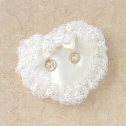 【完成品ロマンティックリングピロー】(洋・ハート) #4492 【完成品ロマンティックリングピロー】(洋・ハート) #4492