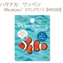 送料無料【同柄3枚入】【ハマナカ】【ワッペン】Who are you ?　カクレクマノミ【H459-069】