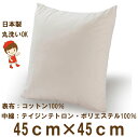 クッション 中身 【春の海】45cm×45cm 抗菌・防臭・防ダニ 背当て 洗える 日本製