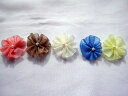 フラワーアクセサリー パール デコリボン お花のモチーフ