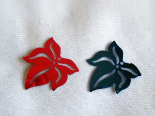 フランス製スパンコール　リーフ型スパンコール　　　　427、428