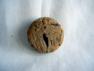 コルクボタン 1.8cm 後ろ穴ボタン